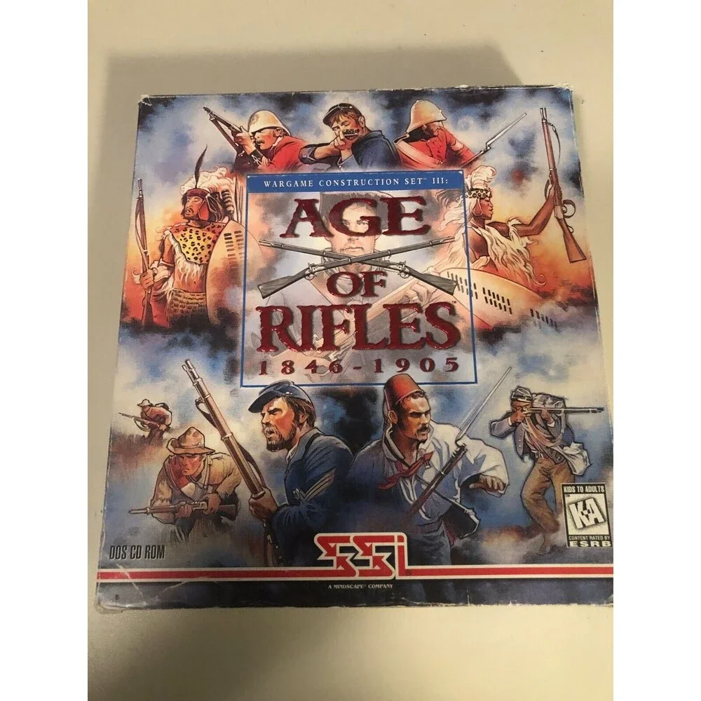 Wargame Construction Set III: Age of Rifles (PC, 1996)  in Big Box